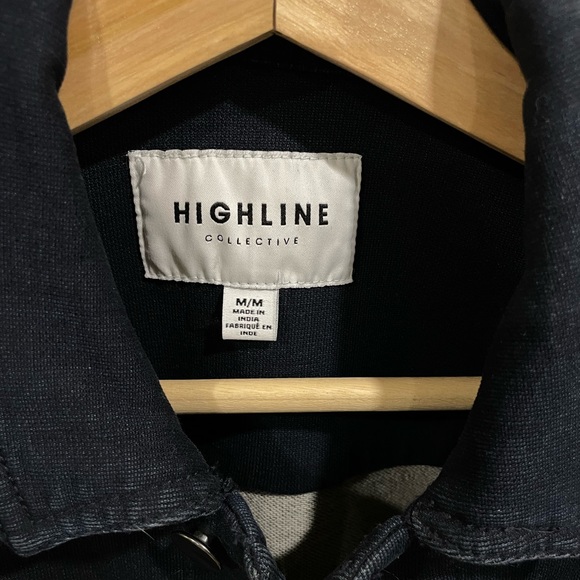 Highline Collective denim jacket. Navy - Picture 5 of 5